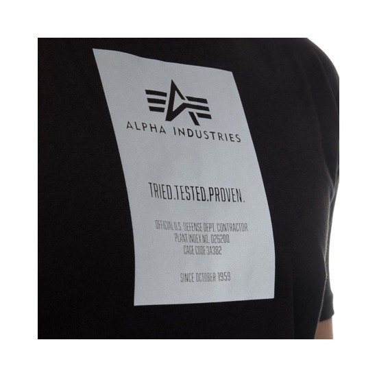 Alpha Industries Ανδρική κοντομάνικη μπλούζα Reflective Label T